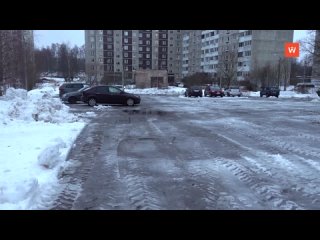 a new parking lot appeared in the courtyard on pobedy avenue